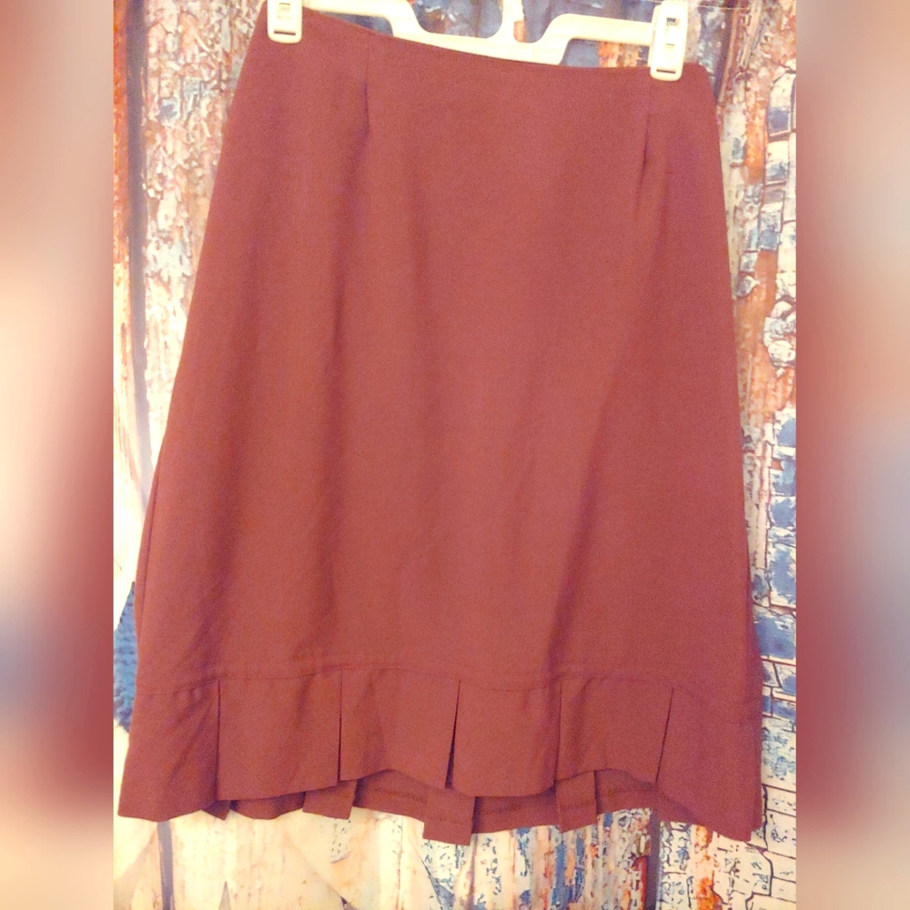 Women's Maggie Barnes Brown casual stretchy skirt Size 20W